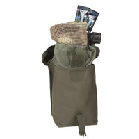 Large multi-use pocket with flap OLIVE GREEN